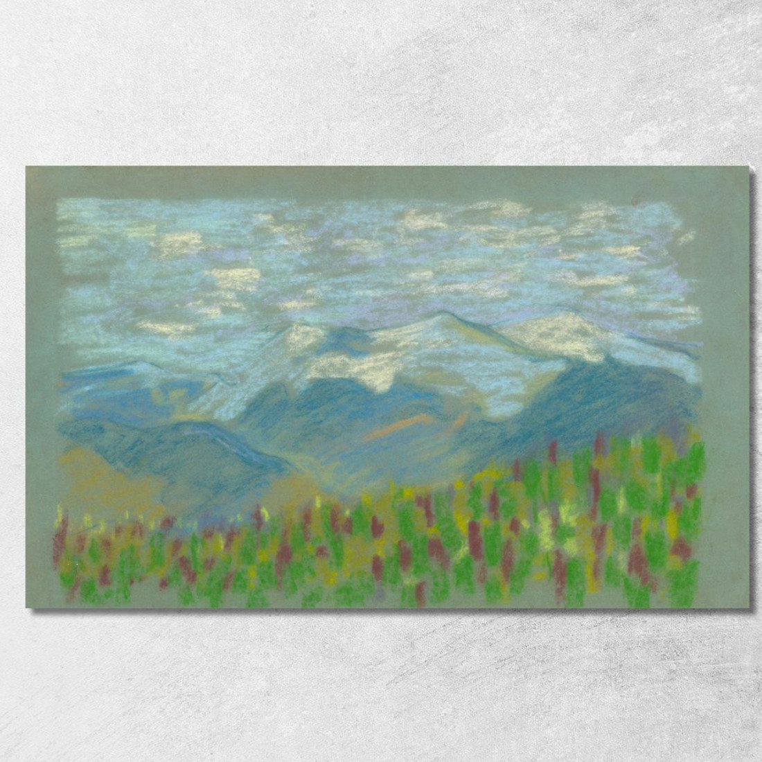 Paesaggio Collinare 2 Arnold Peter Weisz-Kubínčan apw24 quadro stampato su tela Paesaggio Collinare 2 Arnold Peter Weisz-Kubínčan apw24 quadro stampato su tela