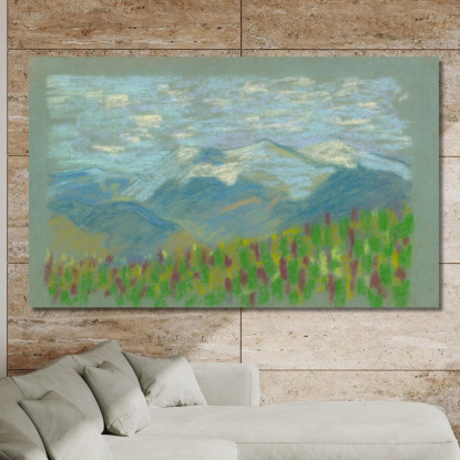Paesaggio Collinare 2 Arnold Peter Weisz-Kubínčan apw24 quadro stampato su tela