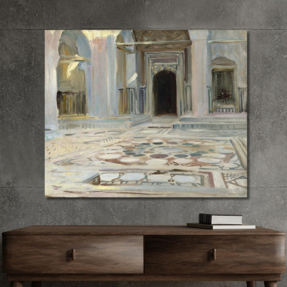 Marciapiede John Singer Sargent jss213 quadro stampato su tela
