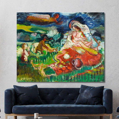 Madonna Arnold Peter Weisz-Kubínčan apw44 quadro stampato su tela