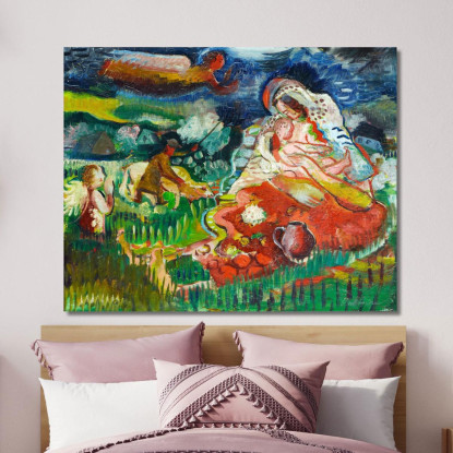 Madonna Arnold Peter Weisz-Kubínčan apw44 quadro stampato su tela