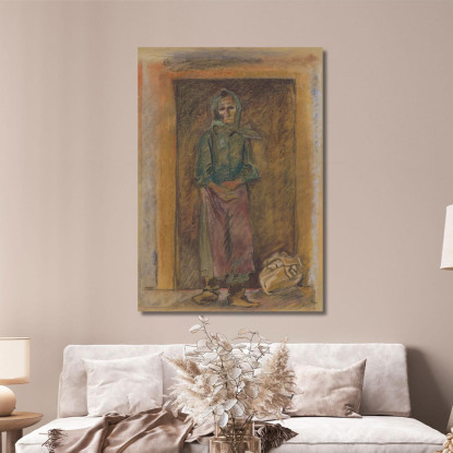 Vecchia Donna Arnold Peter Weisz-Kubínčan apw53 quadro stampato su tela