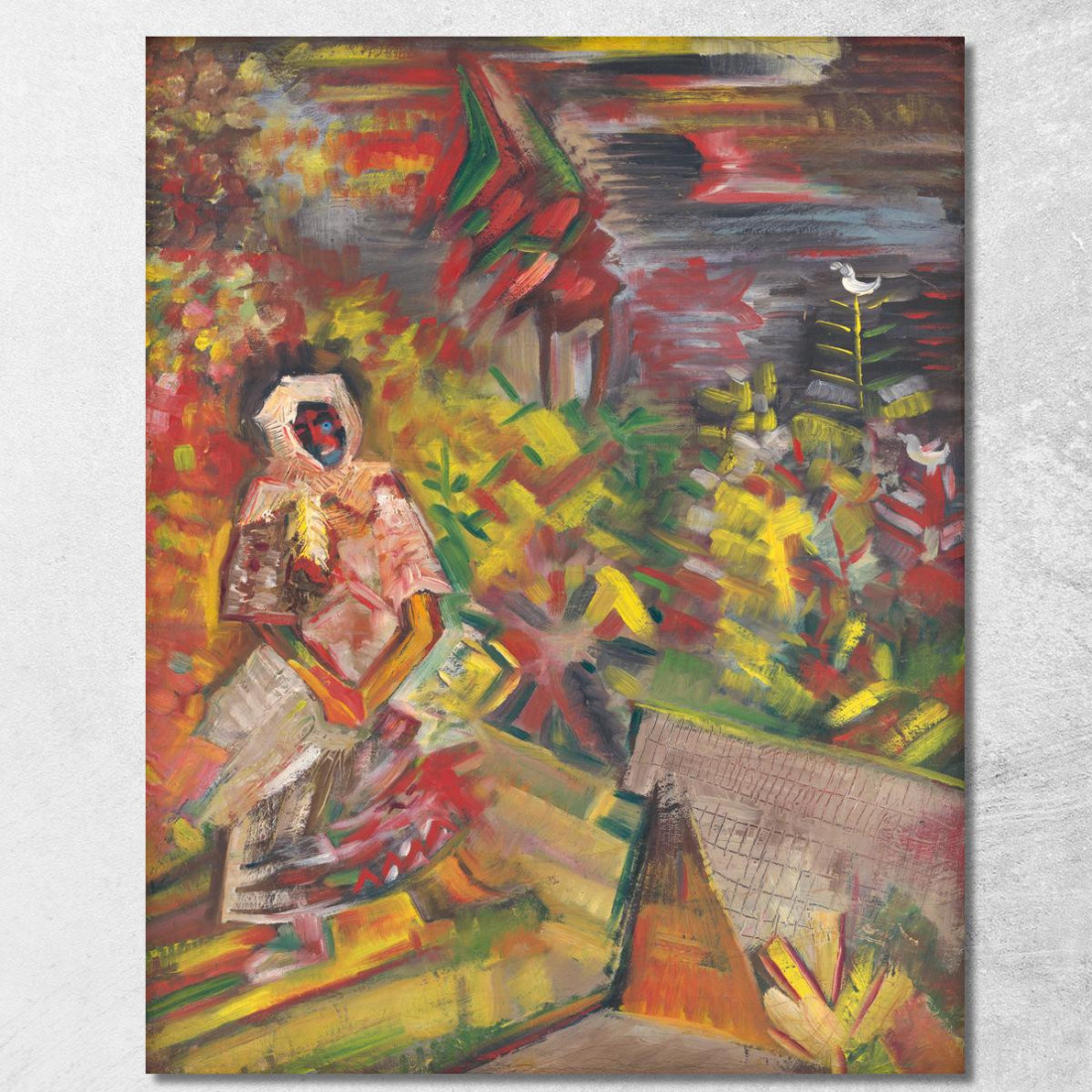 Contadina Arnold Peter Weisz-Kubínčan apw55 quadro stampato su tela Contadina Arnold Peter Weisz-Kubínčan apw55 quadro stampato su tela