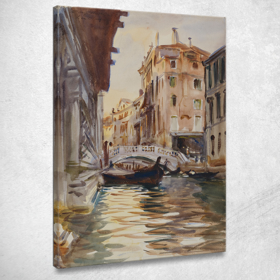 Ponte Della Canonica John Singer Sargent jss218 quadro stampato su tela Ponte Della Canonica John Singer Sargent jss218 quadro stampato su tela