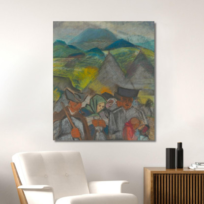 Da Campo A Casa Arnold Peter Weisz-Kubínčan apw92 quadro stampato su tela
