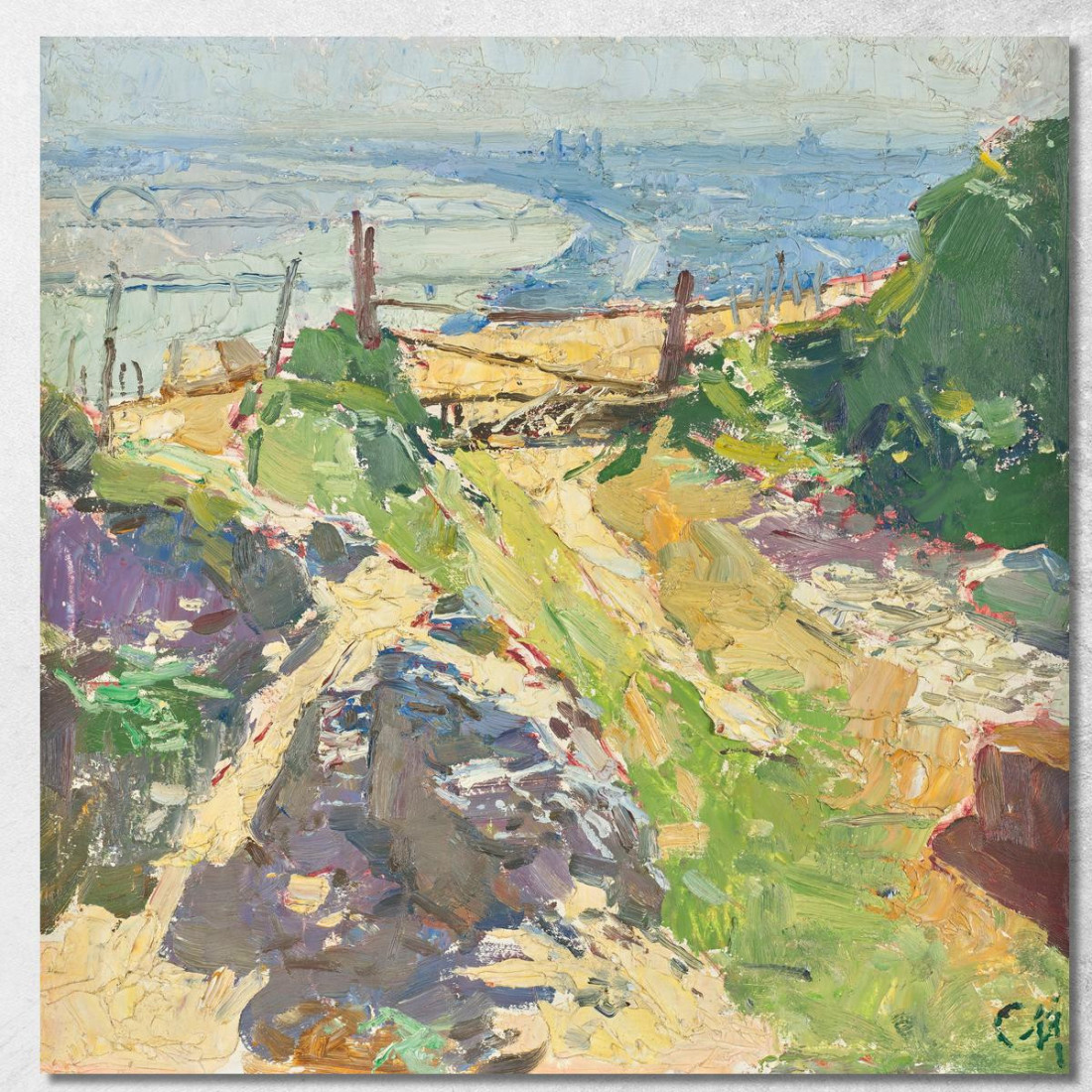 Presso L'Eichelhof A Nußdorf Carl Moll cml8 quadro stampato su tela Presso L'Eichelhof A Nußdorf Carl Moll cml8 quadro stampato su tela