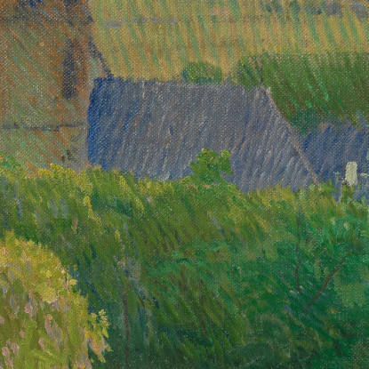 Vista Sulla Chiesa Parrocchiale Di Heiligenstadt San Michele Carl Moll cml11 quadro stampato su tela