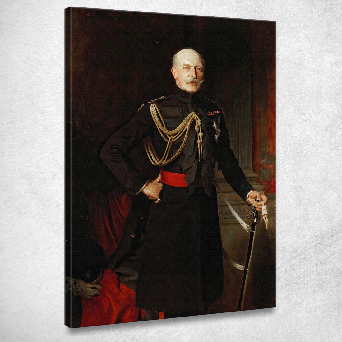 Ritratto Di Arthur Duca Di Connaught John Singer Sargent jss224 quadro stampato su tela Ritratto Di Arthur Duca Di Connaught John Singer Sargent jss224 quadro stampato su tela