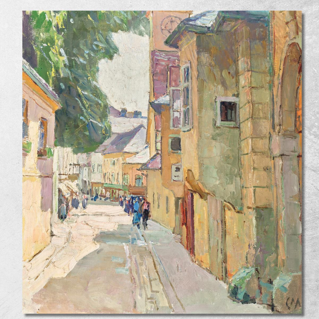 La Dr. Seipel-Straße A Mödling Carl Moll cml21 quadro stampato su tela La Dr. Seipel-Straße A Mödling Carl Moll cml21 quadro stampato su tela