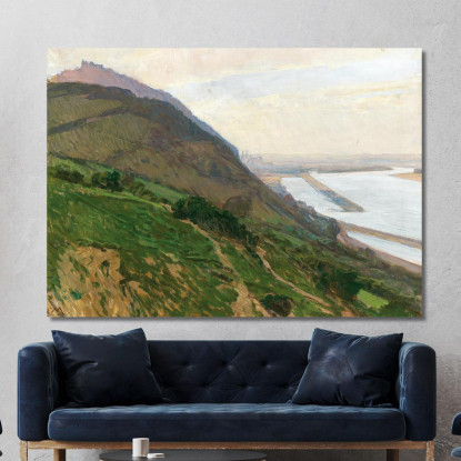 Vista Sul Danubio Carl Moll cml22 quadro stampato su tela