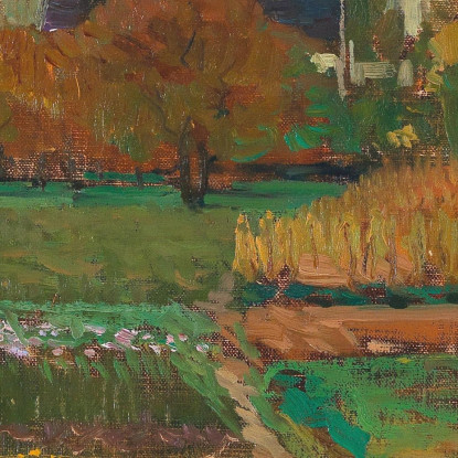 Döbling Vienna Carl Moll cml24 quadro stampato su tela