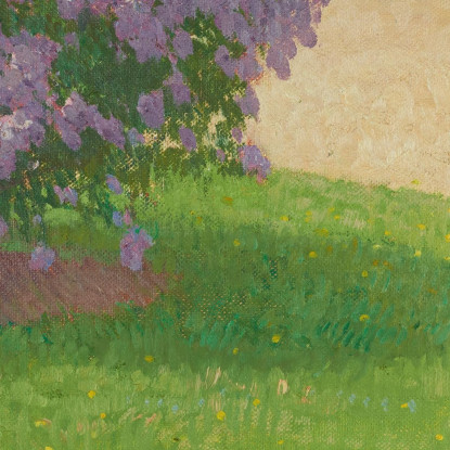 Heldenplatz Con Lillà Carl Moll cml27 quadro stampato su tela