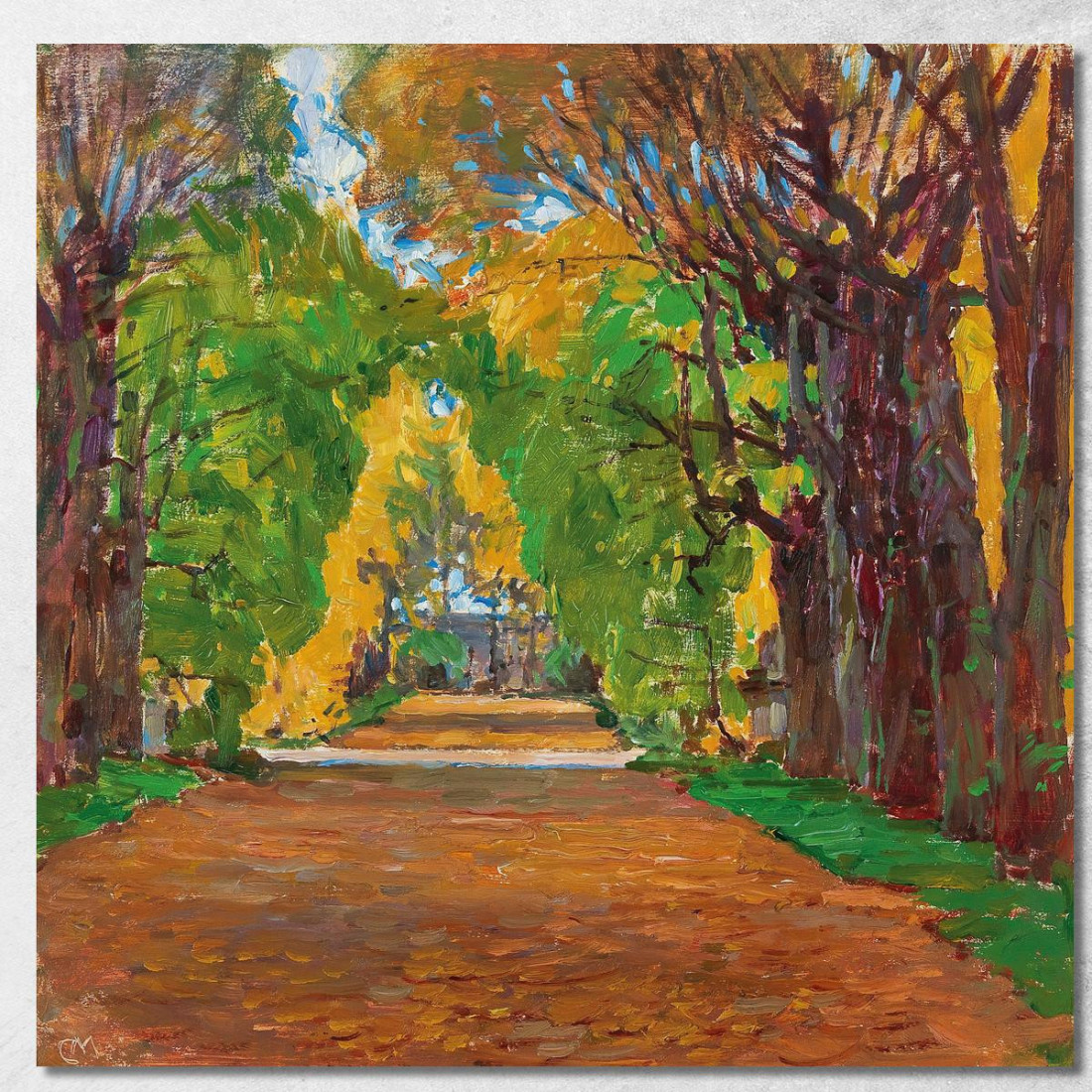 Motivo Dal Parco Del Castello Di Jevišovice Carl Moll cml35 quadro stampato su tela Motivo Dal Parco Del Castello Di Jevišovice Carl Moll cml35 quadro stampato su tela