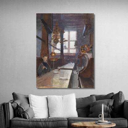 Casa Dei Barcaioli A Lubecca Carl Moll cml43 quadro stampato su tela