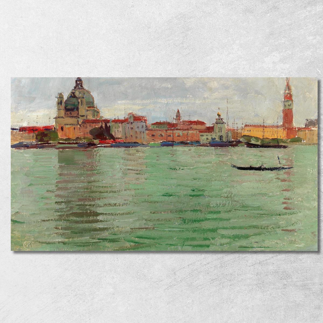 Venezia Santa Maria Della Salute E Campanile Di San Marco Carl Moll cml49 quadro stampato su tela Venezia Santa Maria Della Salute E Campanile Di San Marco Carl Moll cml49 quadro stampato su tela