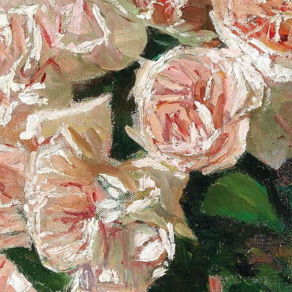 Rose Bianche Ii Carl Moll cml53 quadro stampato su tela