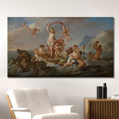 Il Trionfo Di Anfitrite Charles-Joseph Natoire cjn20 quadro stampato su tela