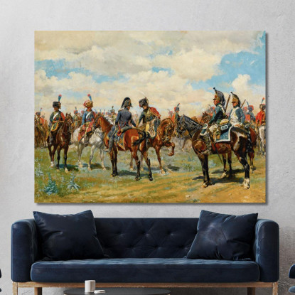 I Due Amici Ernest Meissonier ems24 quadro stampato su tela