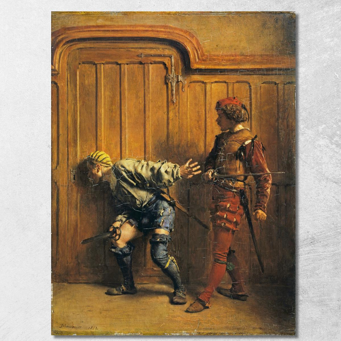 Gli Assassini Assoldati Ernest Meissonier ems36 quadro stampato su tela Gli Assassini Assoldati Ernest Meissonier ems36 quadro stampato su tela