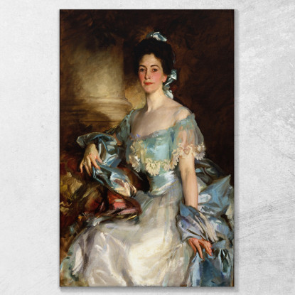 Ritratto Della Signora A Lawrence Rotch John Singer Sargent jss238 quadro stampato su tela