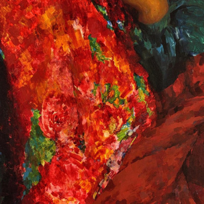 Donne Contadine Filipp Malyavin fml8 quadro stampato su tela