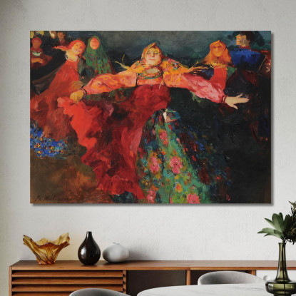 La Danza Filipp Malyavin fml17 quadro stampato su tela