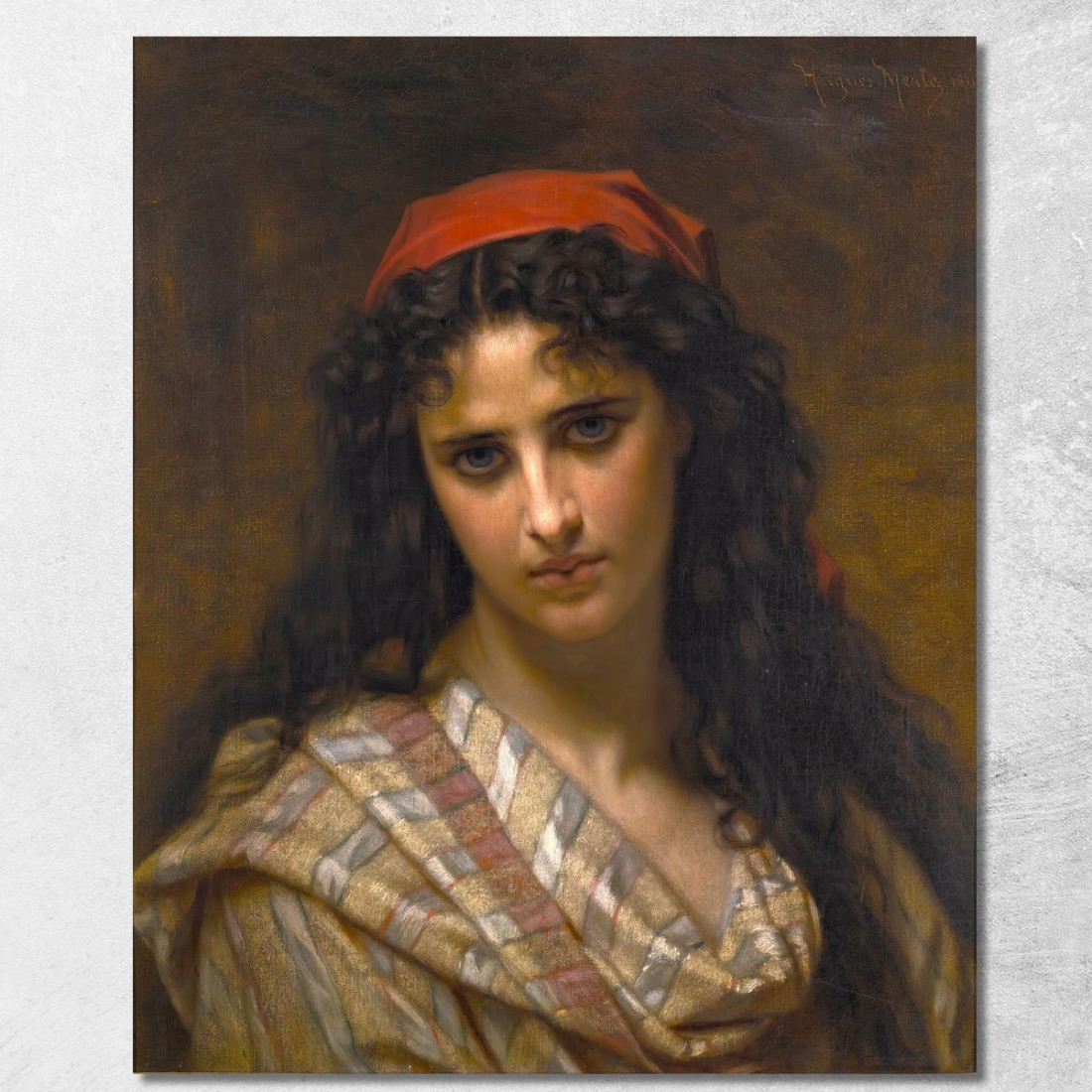 Una Rara Bellezza Hugues Merle hmr1 quadro stampato su tela Una Rara Bellezza Hugues Merle hmr1 quadro stampato su tela