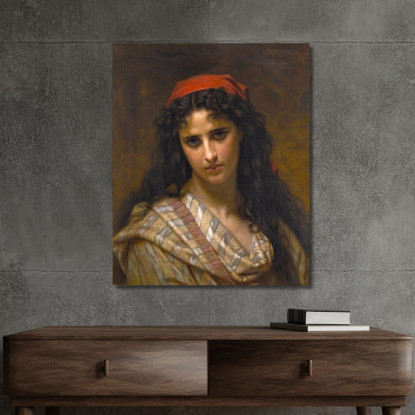 Una Rara Bellezza Hugues Merle hmr1 quadro stampato su tela