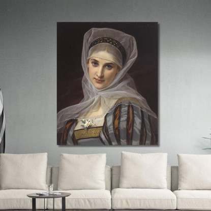 Margherita Hugues Merle hmr14 quadro stampato su tela