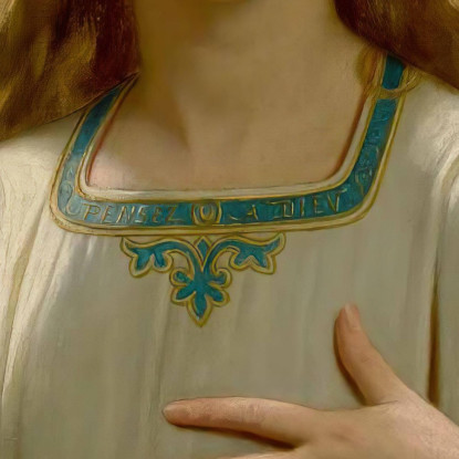 Pensa A Dio Hugues Merle hmr18 quadro stampato su tela