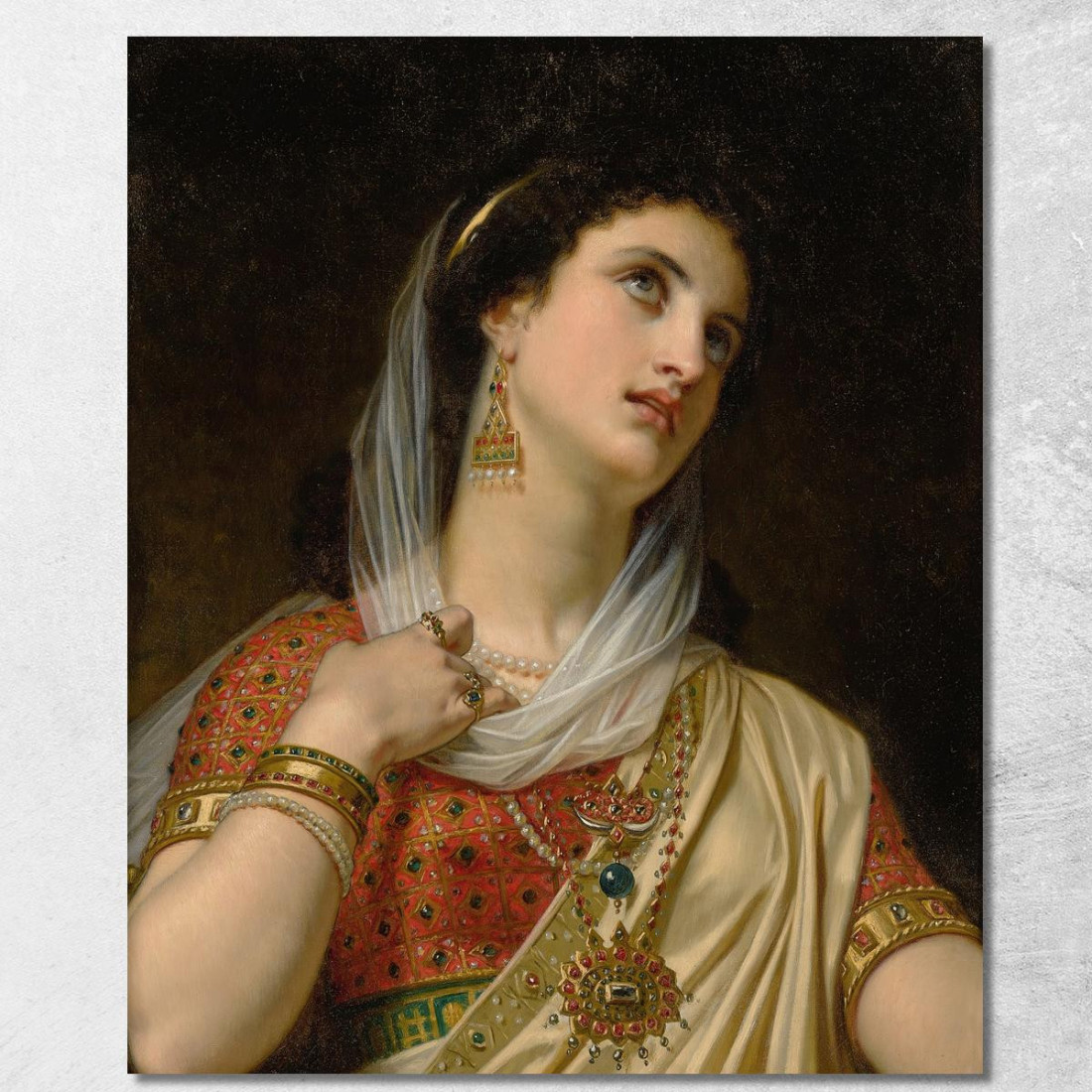 Regina Ester Hugues Merle hmr19 quadro stampato su tela Regina Ester Hugues Merle hmr19 quadro stampato su tela