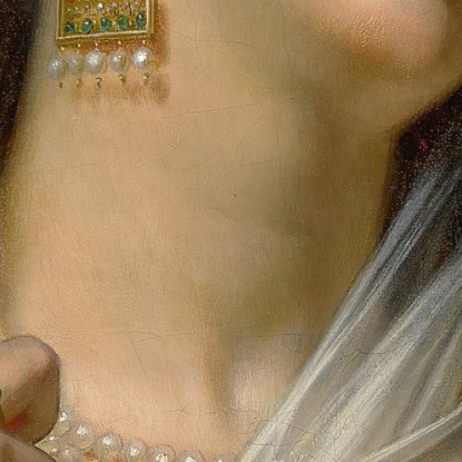 Regina Ester Hugues Merle hmr19 quadro stampato su tela