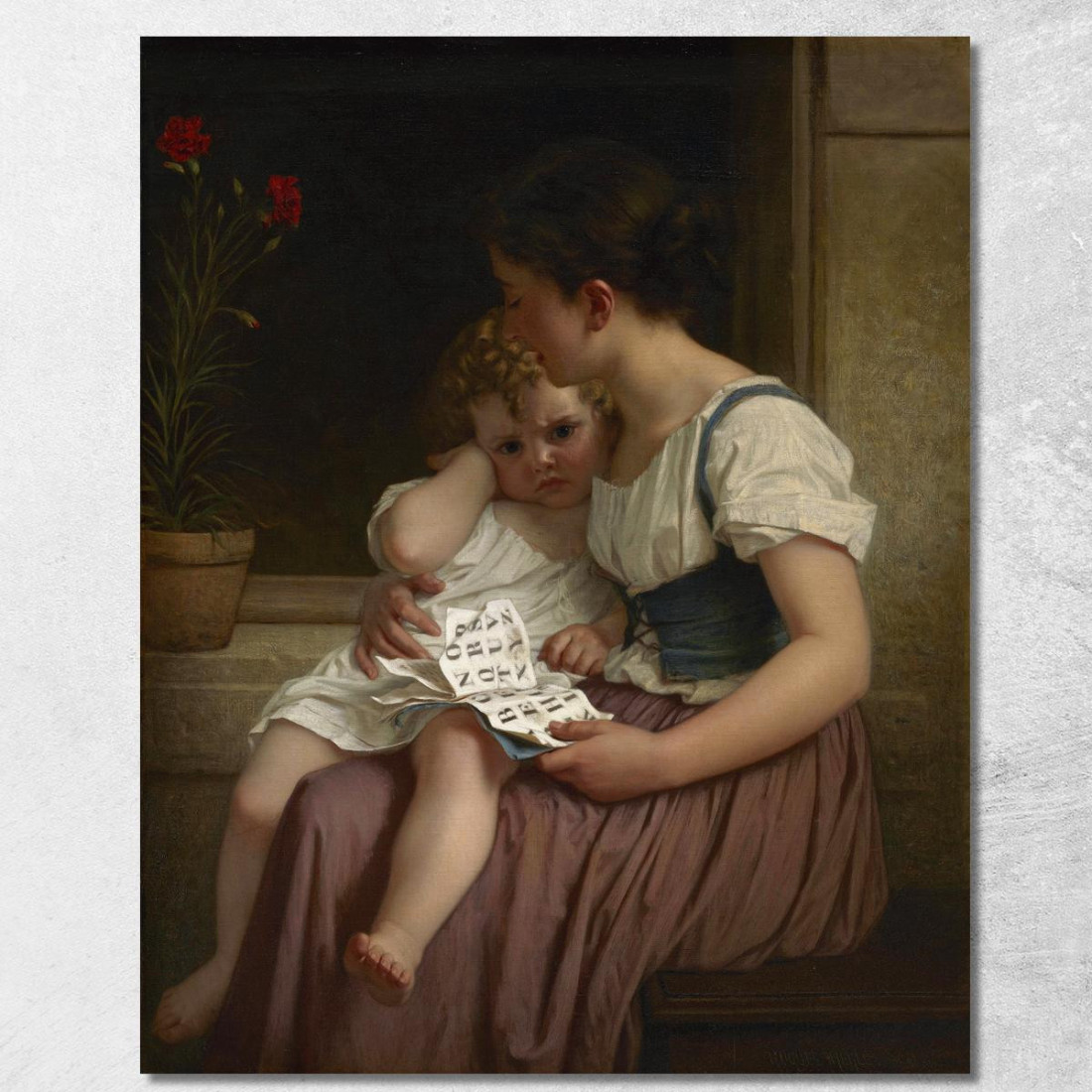 Le Prime Spine Della Conoscenza Hugues Merle hmr24 quadro stampato su tela Le Prime Spine Della Conoscenza Hugues Merle hmr24 quadro stampato su tela