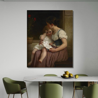 Le Prime Spine Della Conoscenza Hugues Merle hmr24 quadro stampato su tela