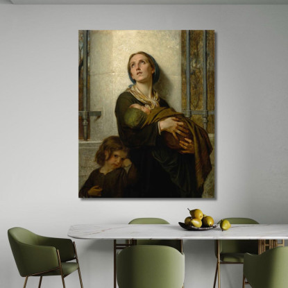 La Dimenticata Hugues Merle hmr25 quadro stampato su tela