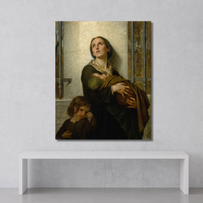 La Dimenticata Hugues Merle hmr25 quadro stampato su tela