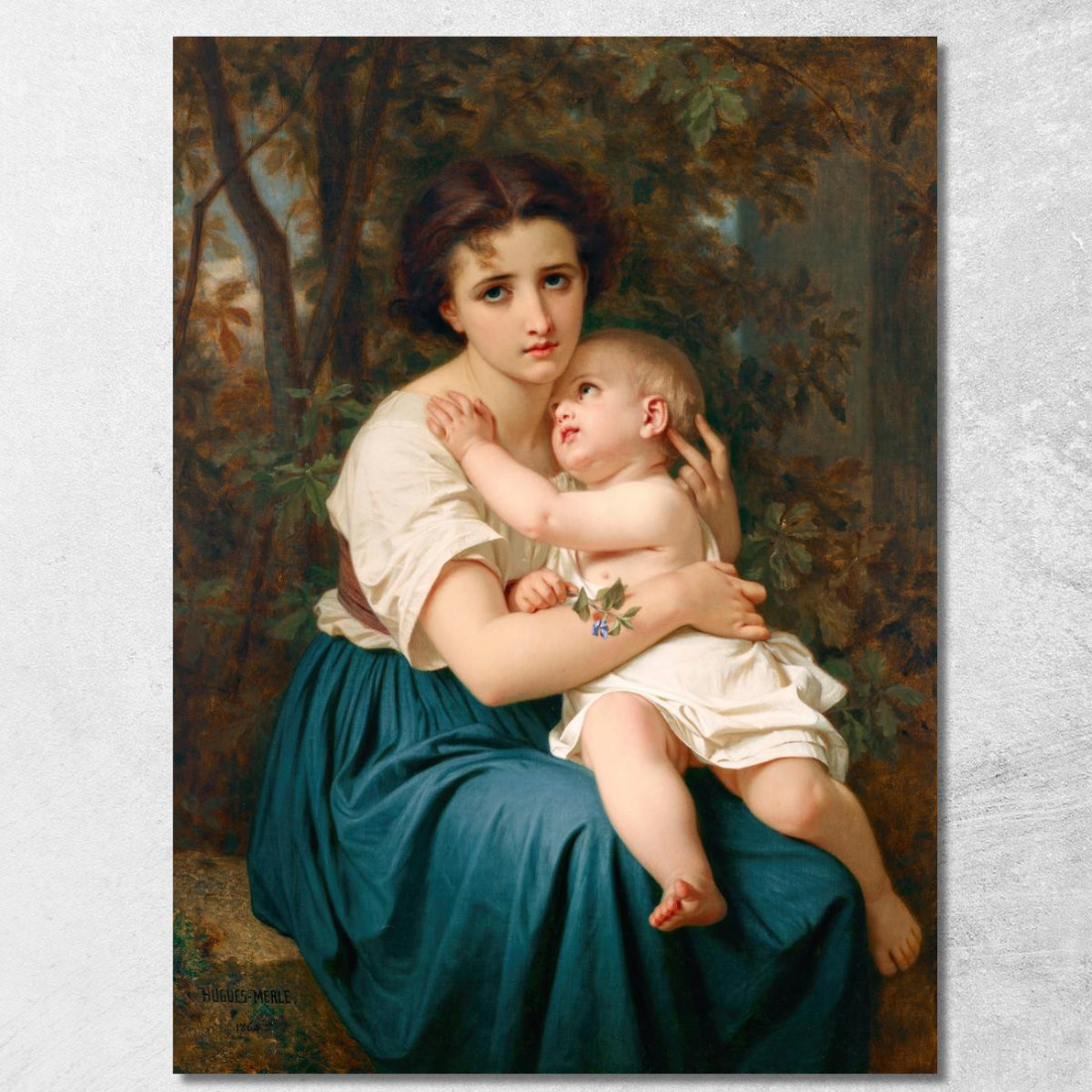 Pensieri Sul Futuro Hugues Merle hmr29 quadro stampato su tela