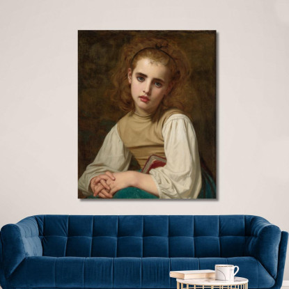 Giovane Bellezza Hugues Merle hmr30 quadro stampato su tela