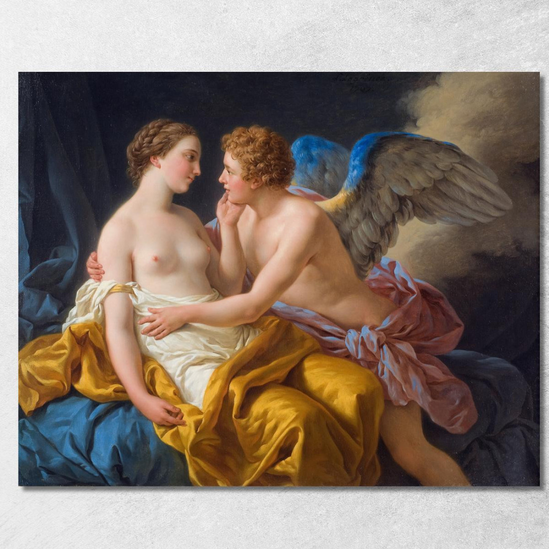 Cupido E Psiche Louis-Jean-François Lagrenée ljf6 quadro stampato su tela Cupido E Psiche Louis-Jean-François Lagrenée ljf6 quadro stampato su tela