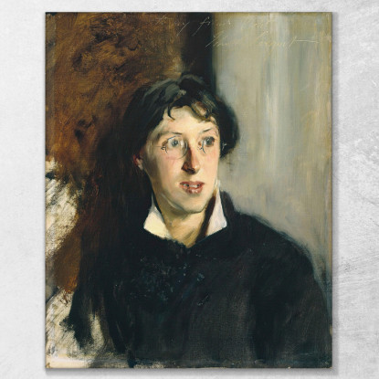 Ritratto Di Vernon Lee John Singer Sargent jss246 quadro stampato su tela