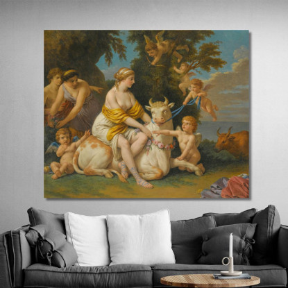 Il Ratto D'Europa Louis-Jean-François Lagrenée ljf24 quadro stampato su tela