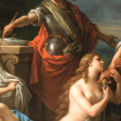 Ubaldo E Il Cavaliere Danese Louis-Jean-François Lagrenée ljf26 quadro stampato su tela