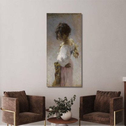 Rosina John Singer Sargent jss258 quadro stampato su tela