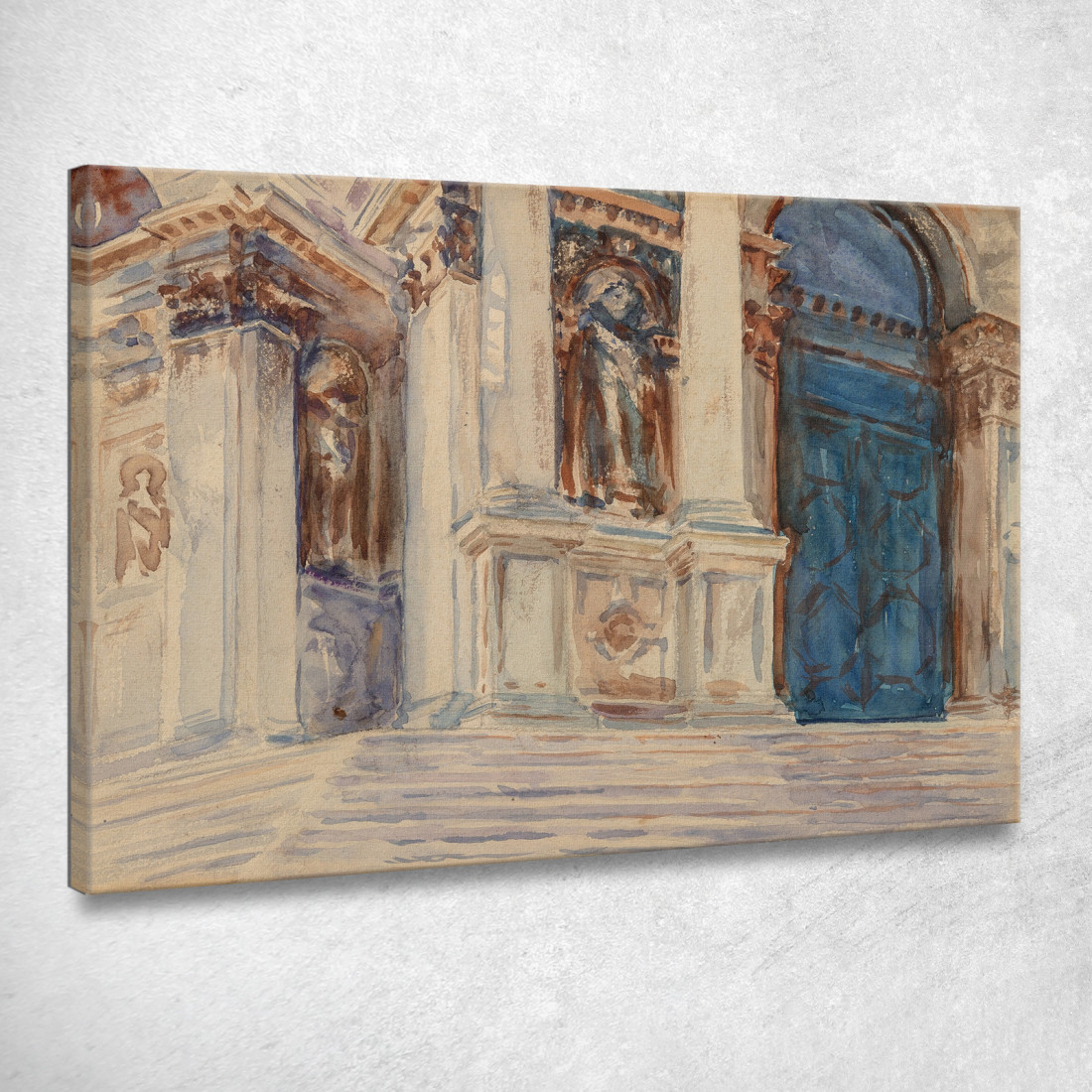 Santa Maria Della Salute Venice John Singer Sargent jss263 quadro stampato su tela Santa Maria Della Salute Venice John Singer Sargent jss263 quadro stampato su tela
