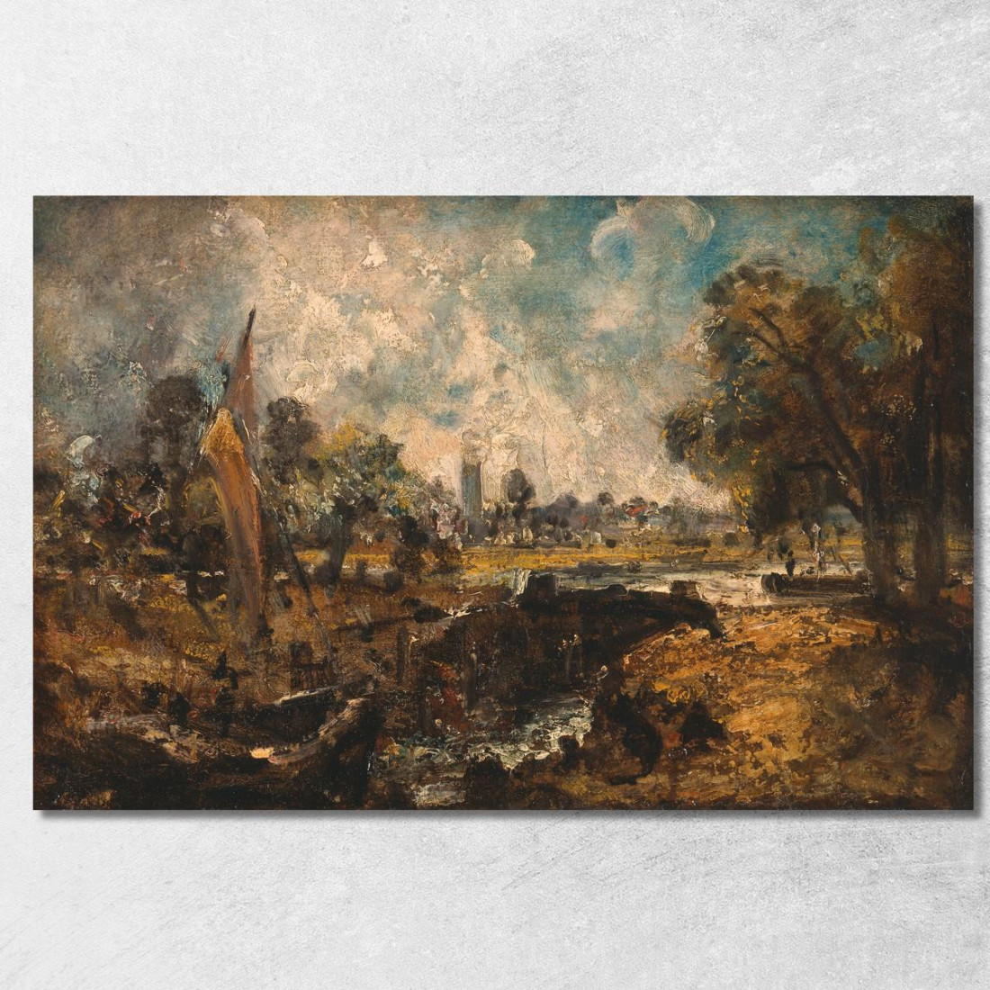 Chiusa Di Dedham 2 John Constable jcn29 quadro stampato su tela Chiusa Di Dedham 2 John Constable jcn29 quadro stampato su tela