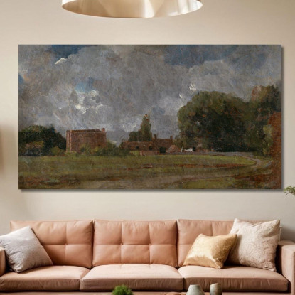 La Casa Di Golding Constable A East Bergholt – Luogo Di Nascita Dell'Artista John Constable jcn41 quadro stampato su tela