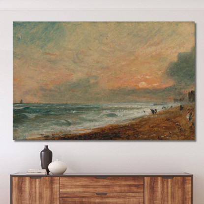 Spiaggia Di Hove John Constable jcn53 quadro stampato su tela