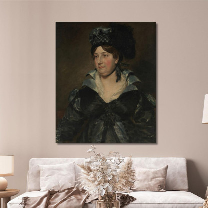 Mrs. James Pulham Sr. (Frances Amys Ca. 1766-1856) John Constable jcn61 quadro stampato su tela