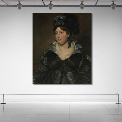 Mrs. James Pulham Sr. (Frances Amys Ca. 1766-1856) John Constable jcn61 quadro stampato su tela
