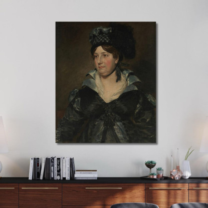 Mrs. James Pulham Sr. (Frances Amys Ca. 1766-1856) John Constable jcn61 quadro stampato su tela